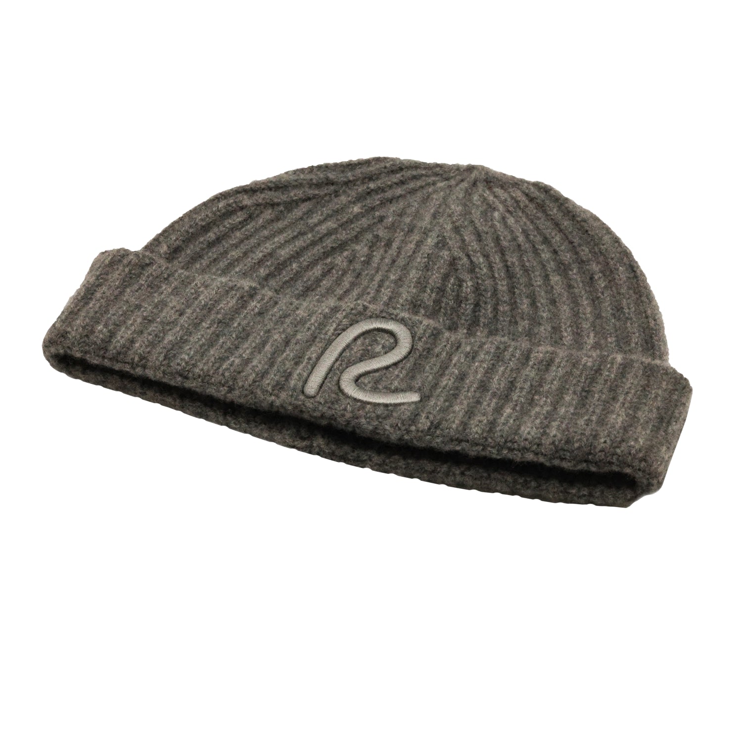Rewired 100% Merino Wool Rib Beanie - Storm Grey