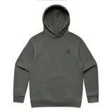 Rewired Relaxed Essential OTH Hoodie - Granite - Front