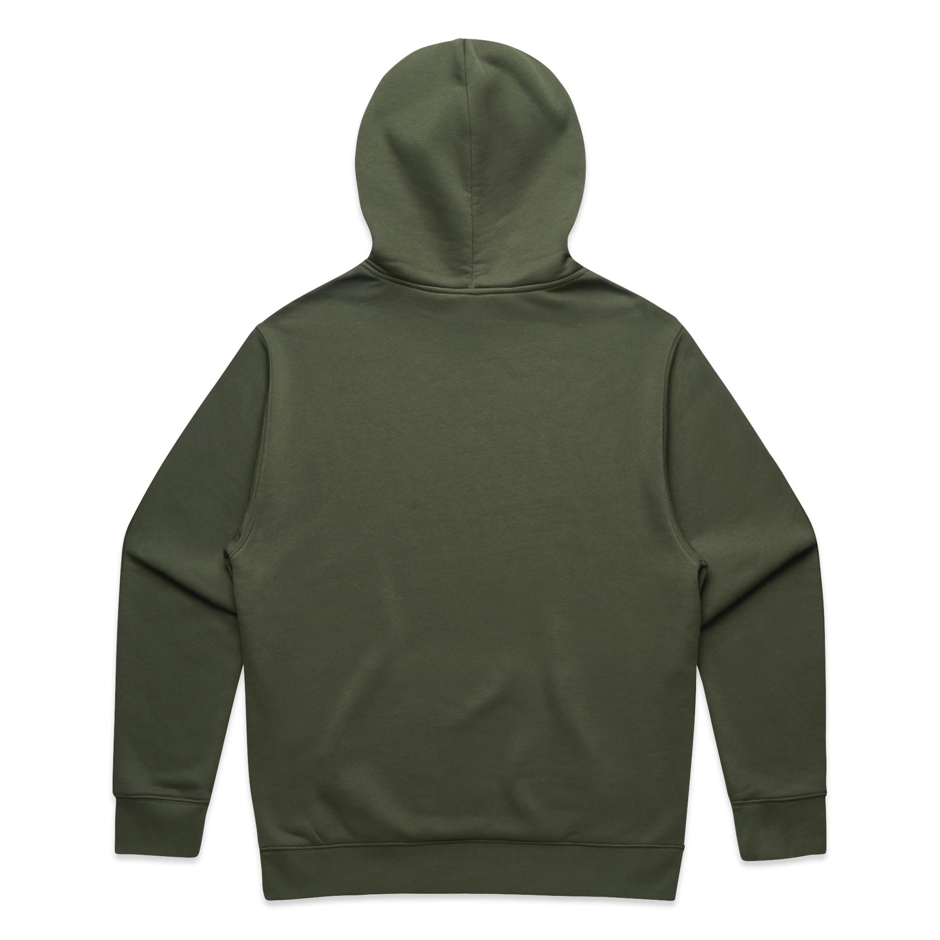 Rewired Relaxed Essential OTH Hoodie - Moss Green - Back
