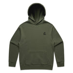 Rewired Relaxed Essential OTH Hoodie - Moss Green - Front