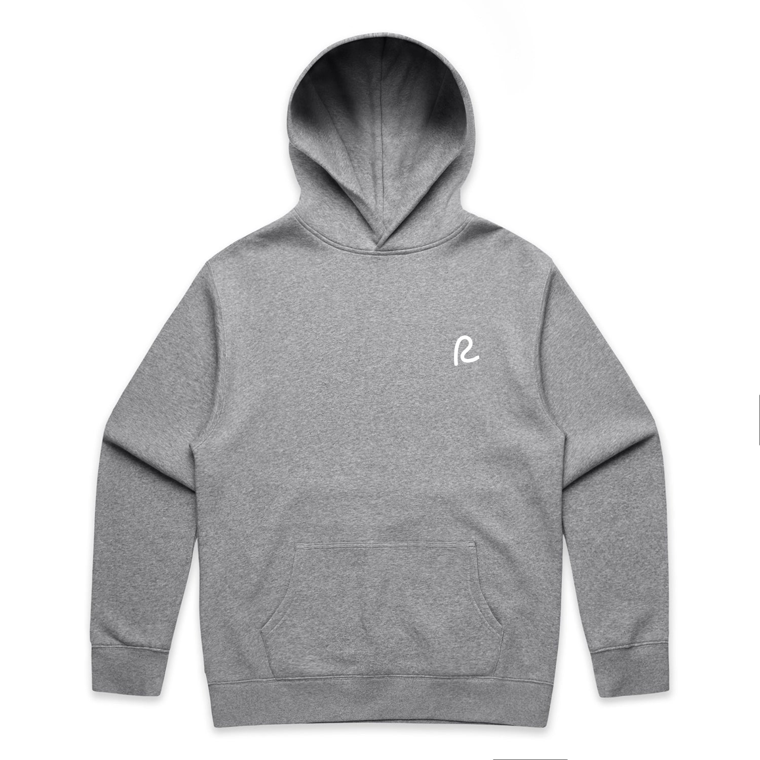 Rewired Relaxed Essential OTH Hoodie - Pebble - Front