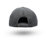 Rewired Script Trucker - Grey Tonal - Back