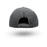 Rewired Script Trucker - Grey Tonal - Back