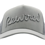 Rewired Script Trucker Cap - Grey Tonal - Script Logo
