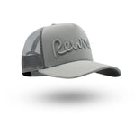 Rewired Script Trucker Cap - Grey Tonal