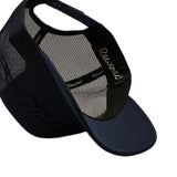 Rewired Script Trucker Cap - Navy Tonal - Underside