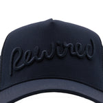 Rewired Script Trucker Cap - Navy Tonal - Script Logo