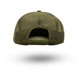 Rewired Suede R Trucker - Forest Green - Back
