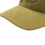 Rewired Suede R Trucker Cap - Forest Green - Stitched Peak