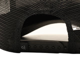 Rewired Suede R Trucker Cap - Midnight black - Snapback Fastening