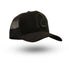 Rewired Suede R Trucker Cap - Midnight Black