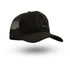 Rewired Suede R Trucker Cap - Midnight Black