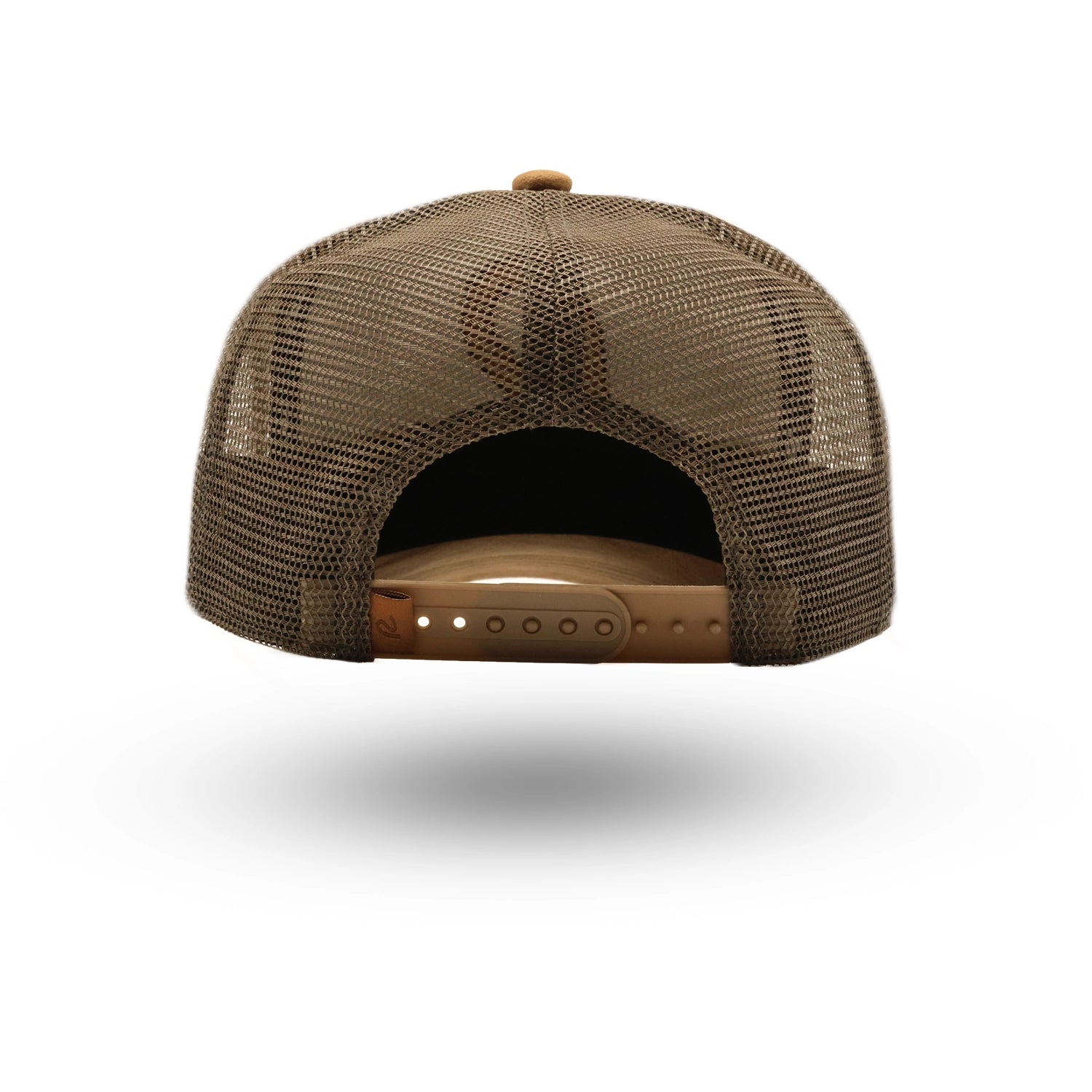 Rewired Suede R Trucker Cap - Rich Chestnut - Back