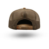 Rewired Suede R Trucker Cap - Rich Chestnut - Back