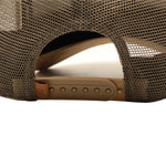 Rewired Suede R Trucker Cap - Rich Chestnut - Snapback Fastening