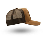 Rewired Suede R Trucker Cap - Rich Chestnut - Right