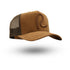 Rewired Suede R Trucker Cap - Rich Chestnut