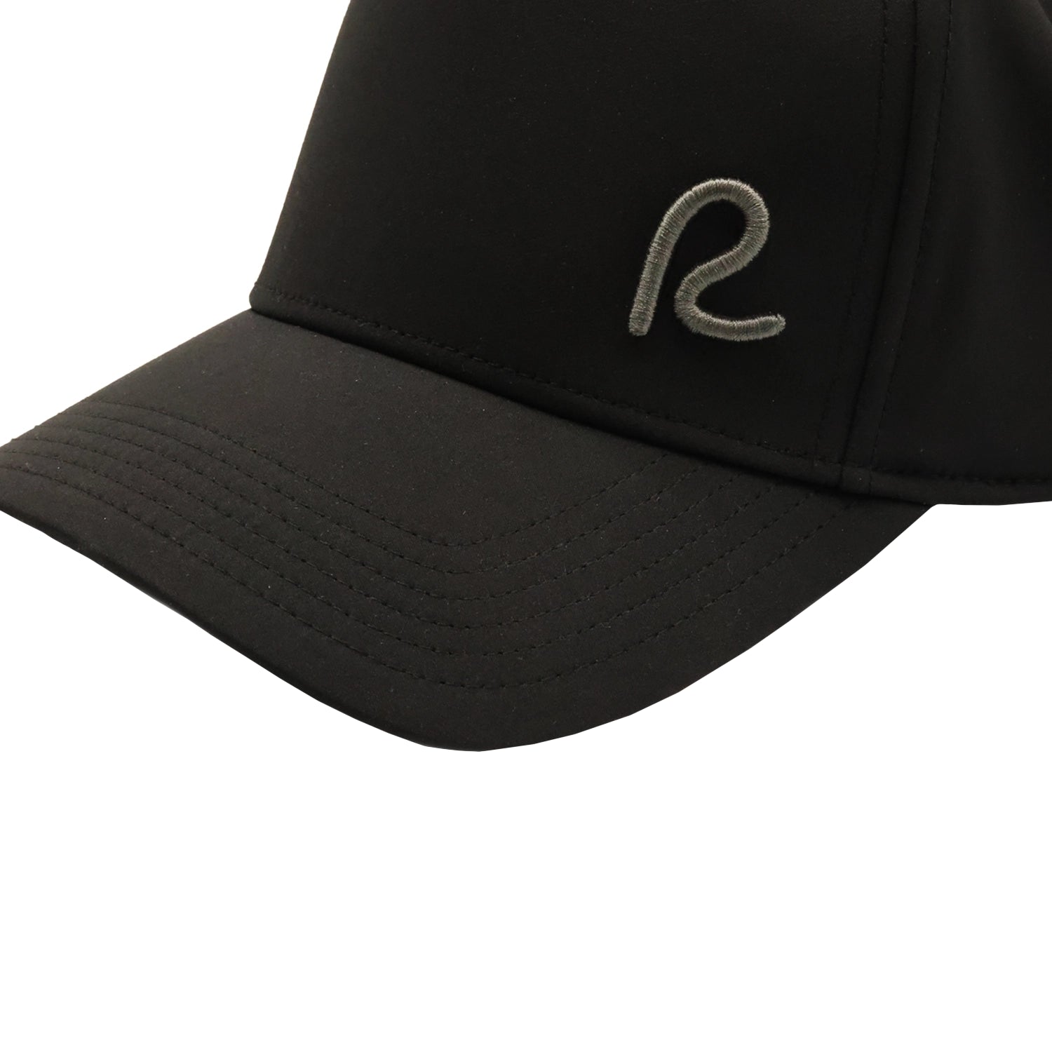 Rewired Winter Apex Essential R Trucker Cap - Black/Grey - Stitched Peak