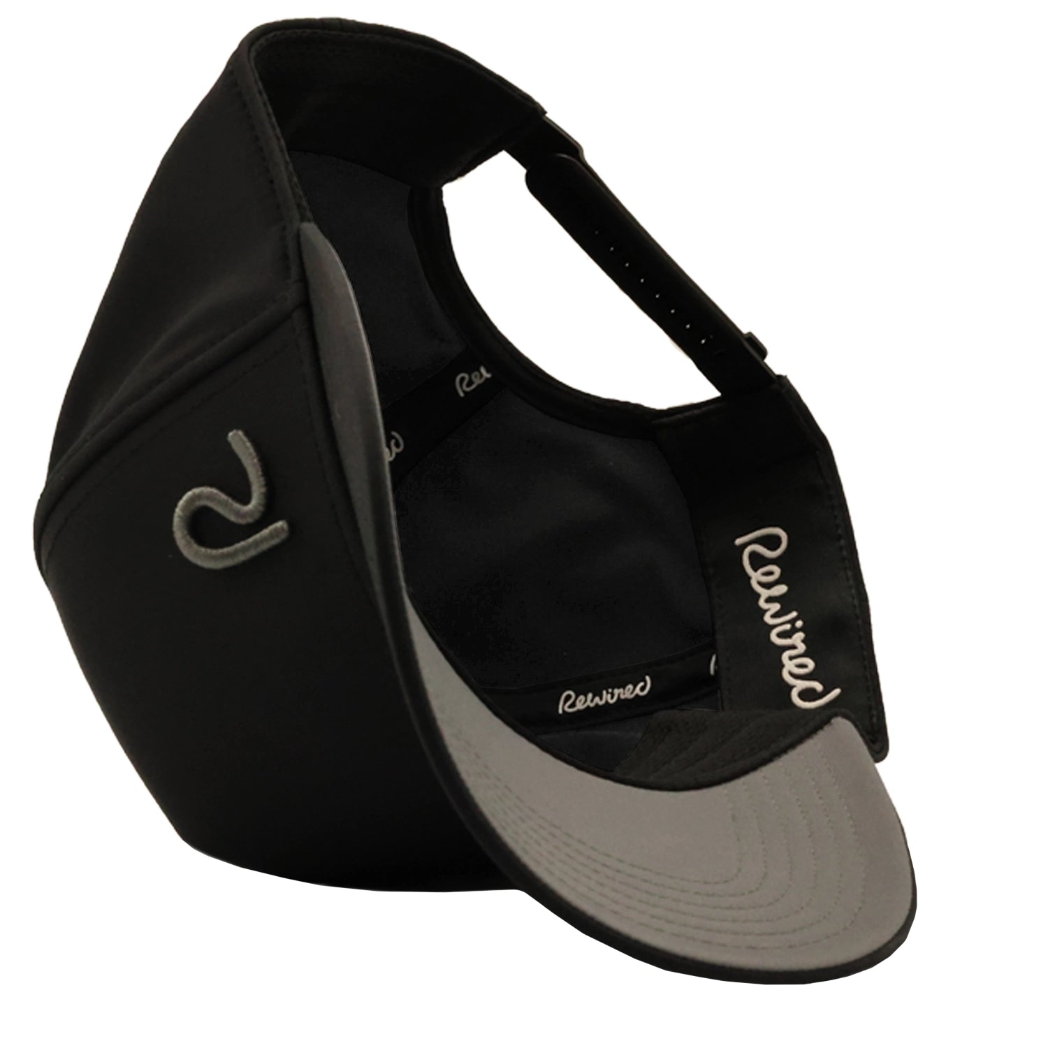 Rewired Winter Apex Essential R Trucker Cap - Black/Grey - Underside