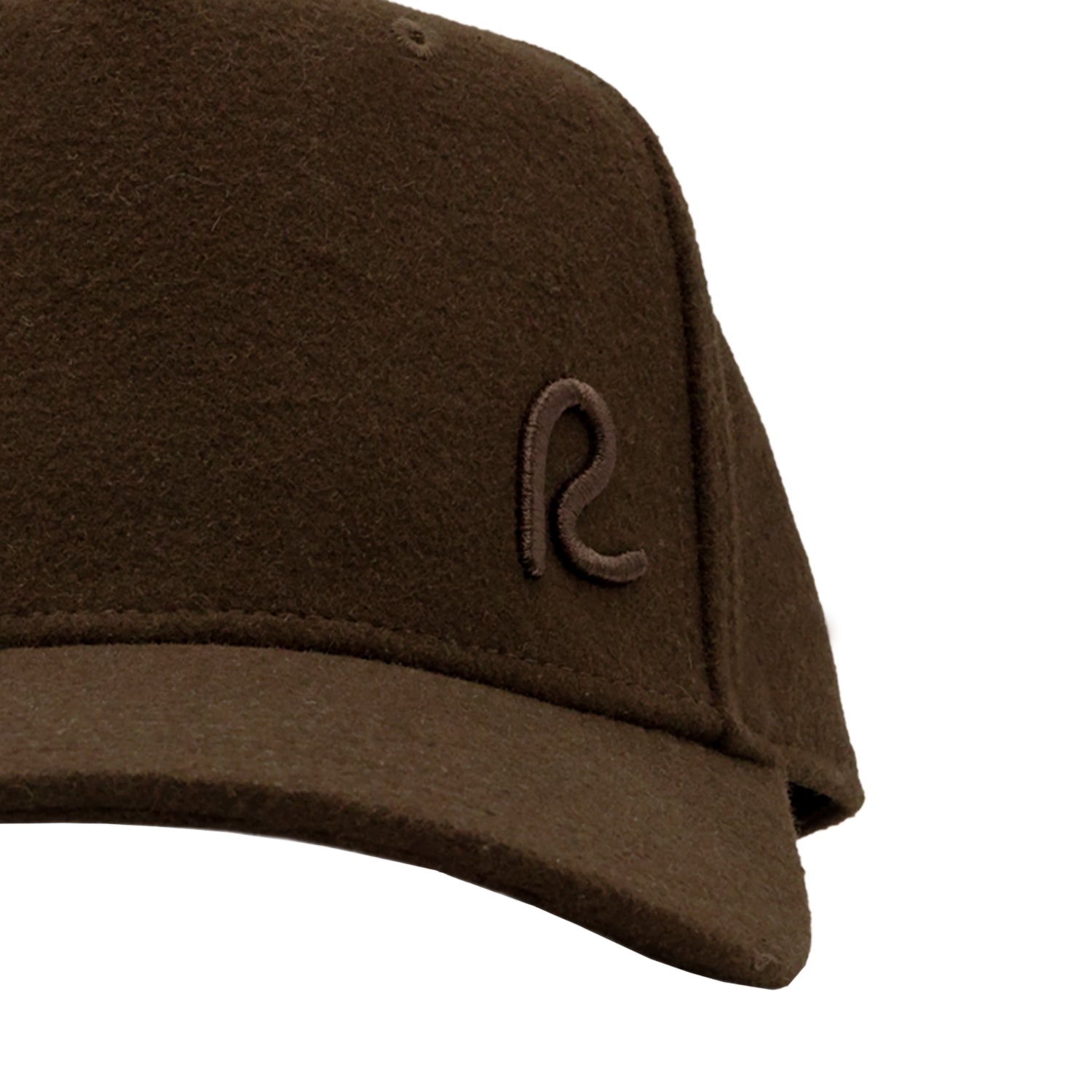 Rewired Wool Essential R Trucker Cap - Bark - Front