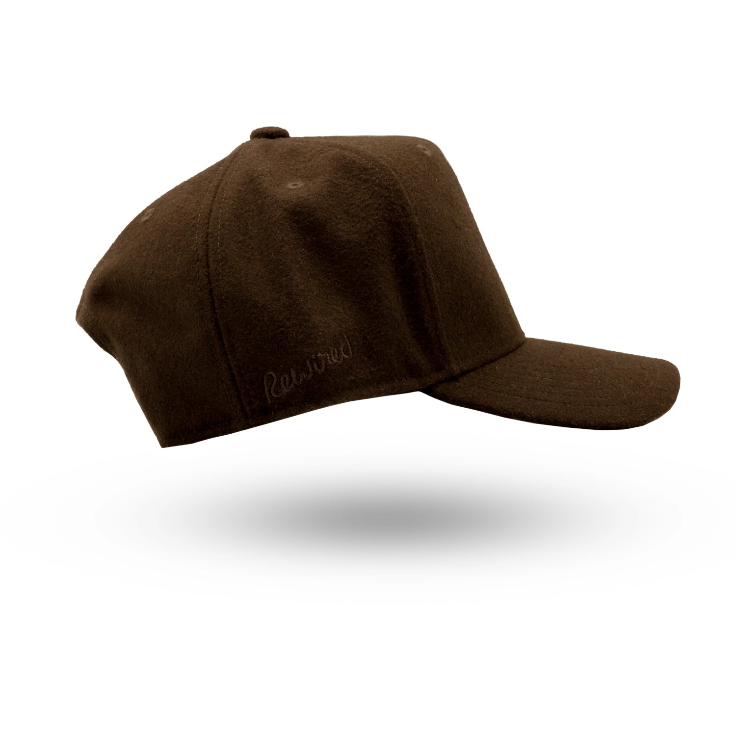 Rewired Wool Essential R Trucker Cap - Bark - Right