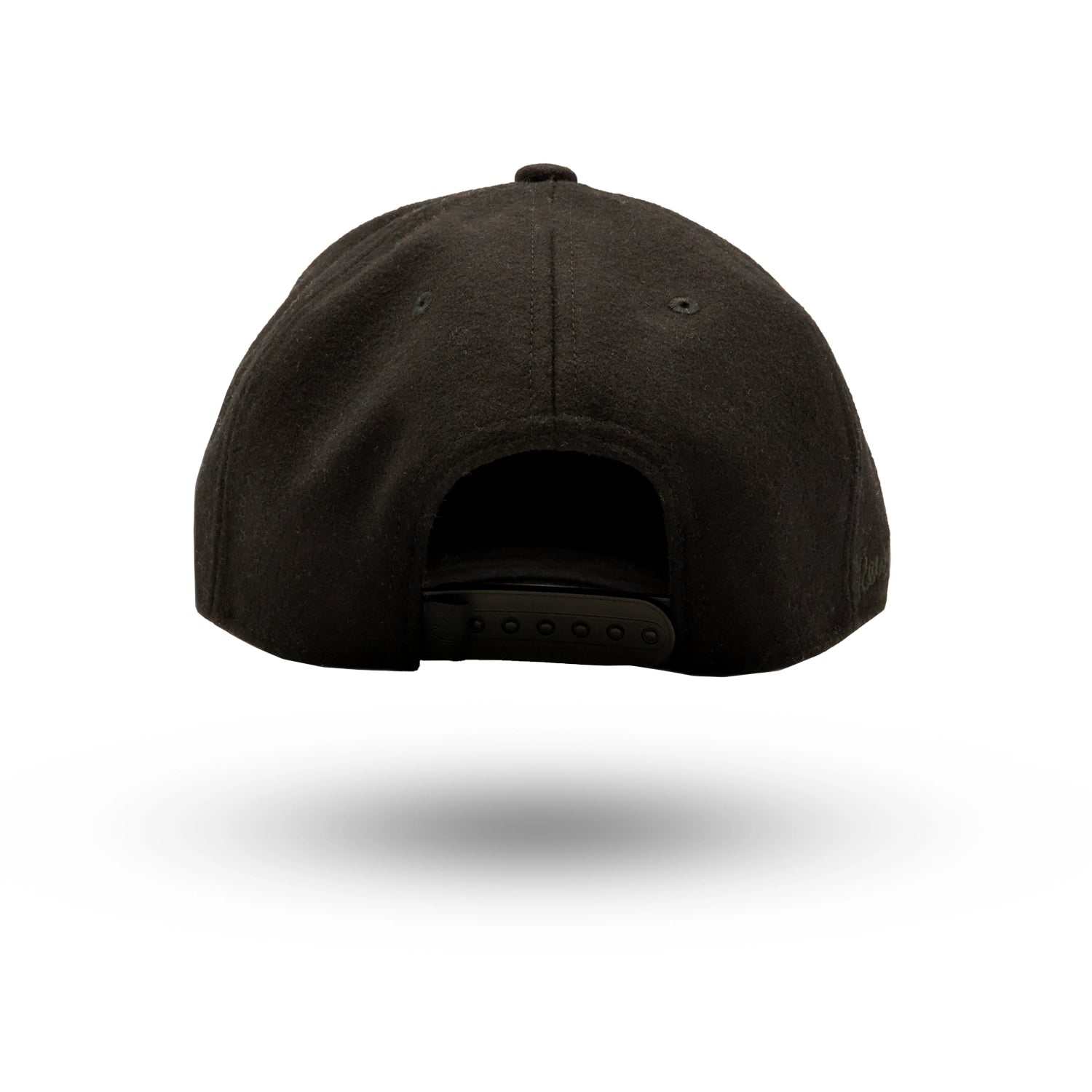 Rewired Wool Essential R Trucker Cap - Black Tonal - Back