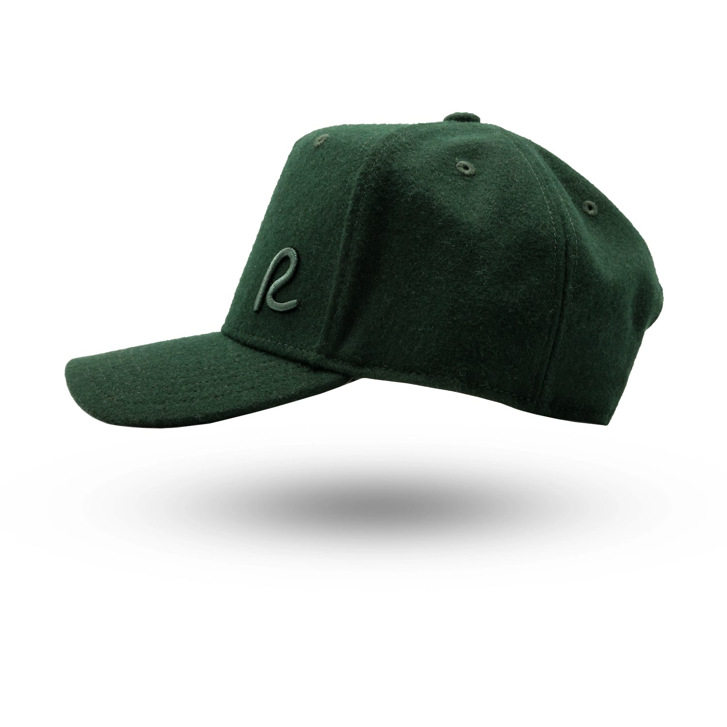 Rewired Wool Essential R Trucker Cap - Pine - Left