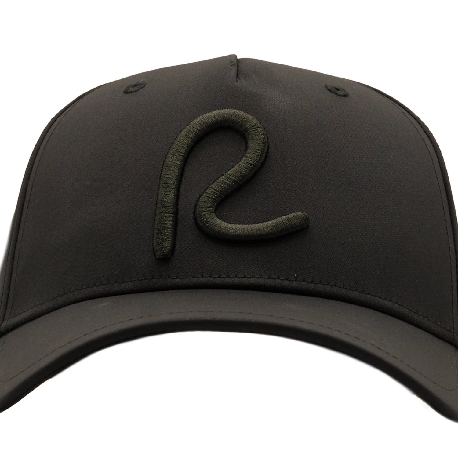 Rewired Zenith R Baseball Cap - Black Tonal - Front