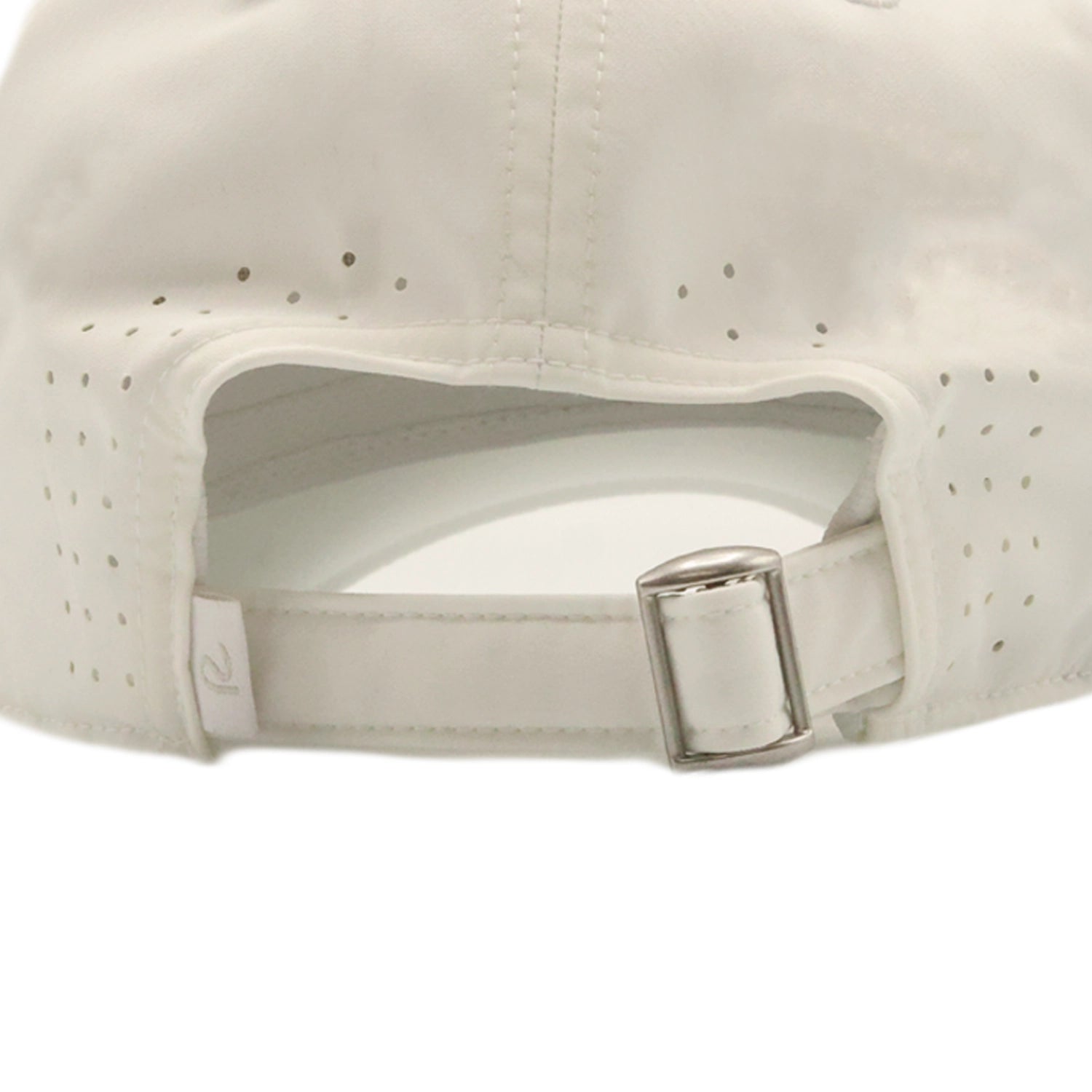 Rewired Zenith R Baseball Cap - White Tonal - Fastening