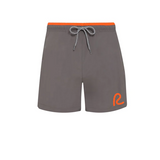 Rewired Essential Swim Short- Grey/ Orange