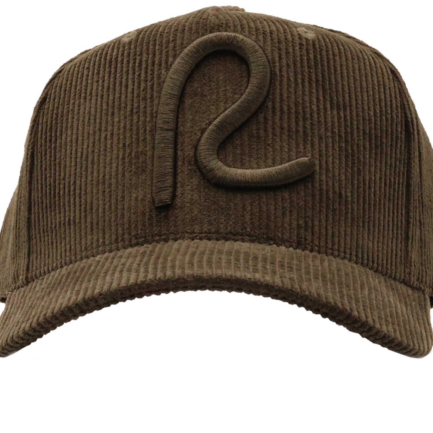 Rewired Cord R Trucker Cap - Bark - Front Logo