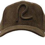 Rewired Cord R Trucker Cap - Bark - Front Logo