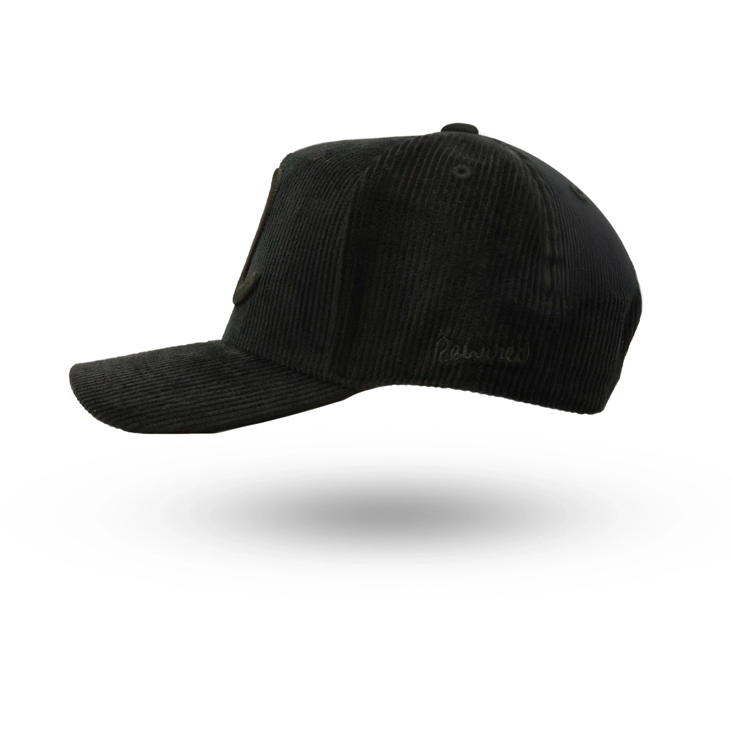 Rewired Cord R Trucker Cap - Black - Left