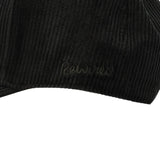 Rewired Cord R Trucker Cap - Black - Side Script Logo