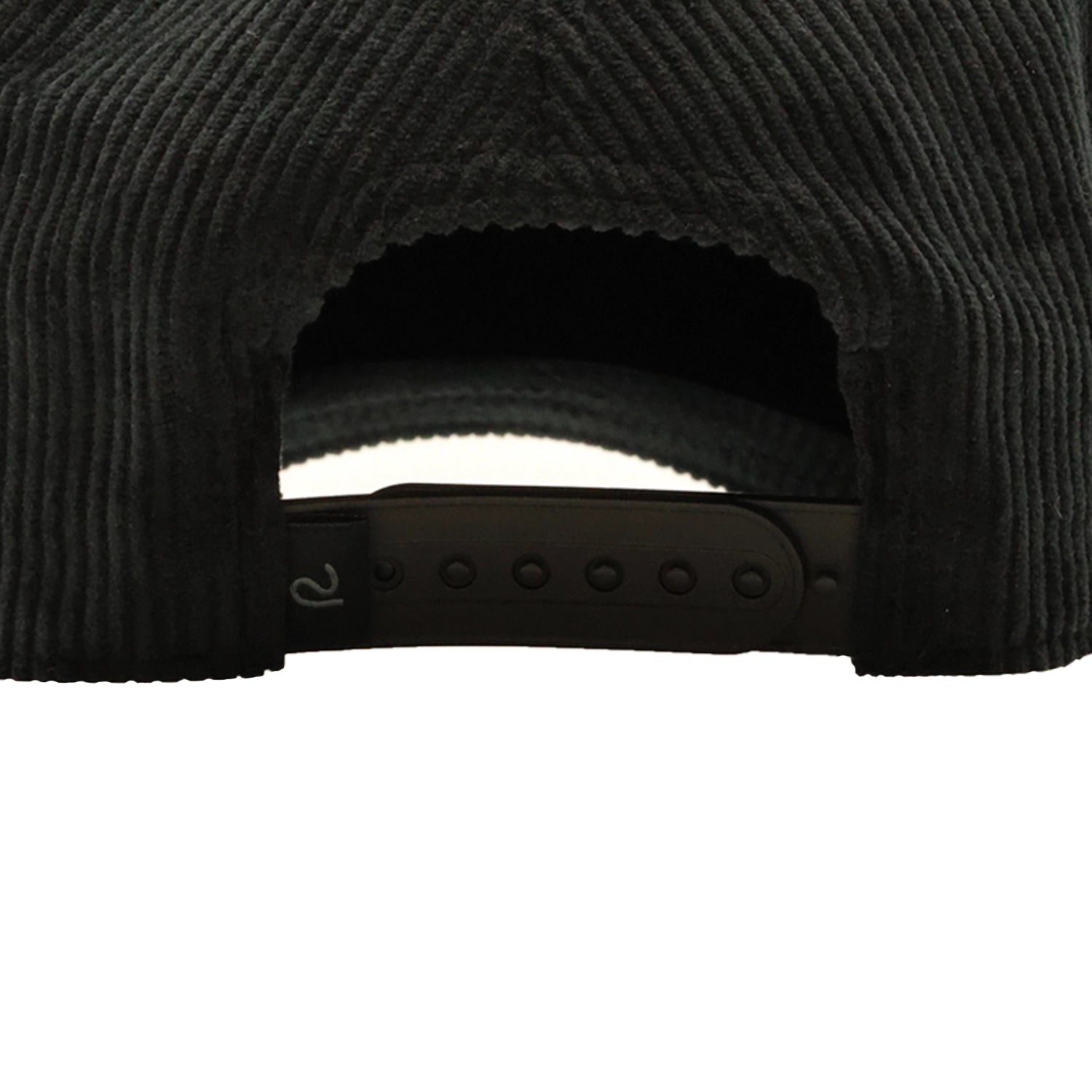 Rewired Cord R Trucker Cap - Black - Snapback Fastening