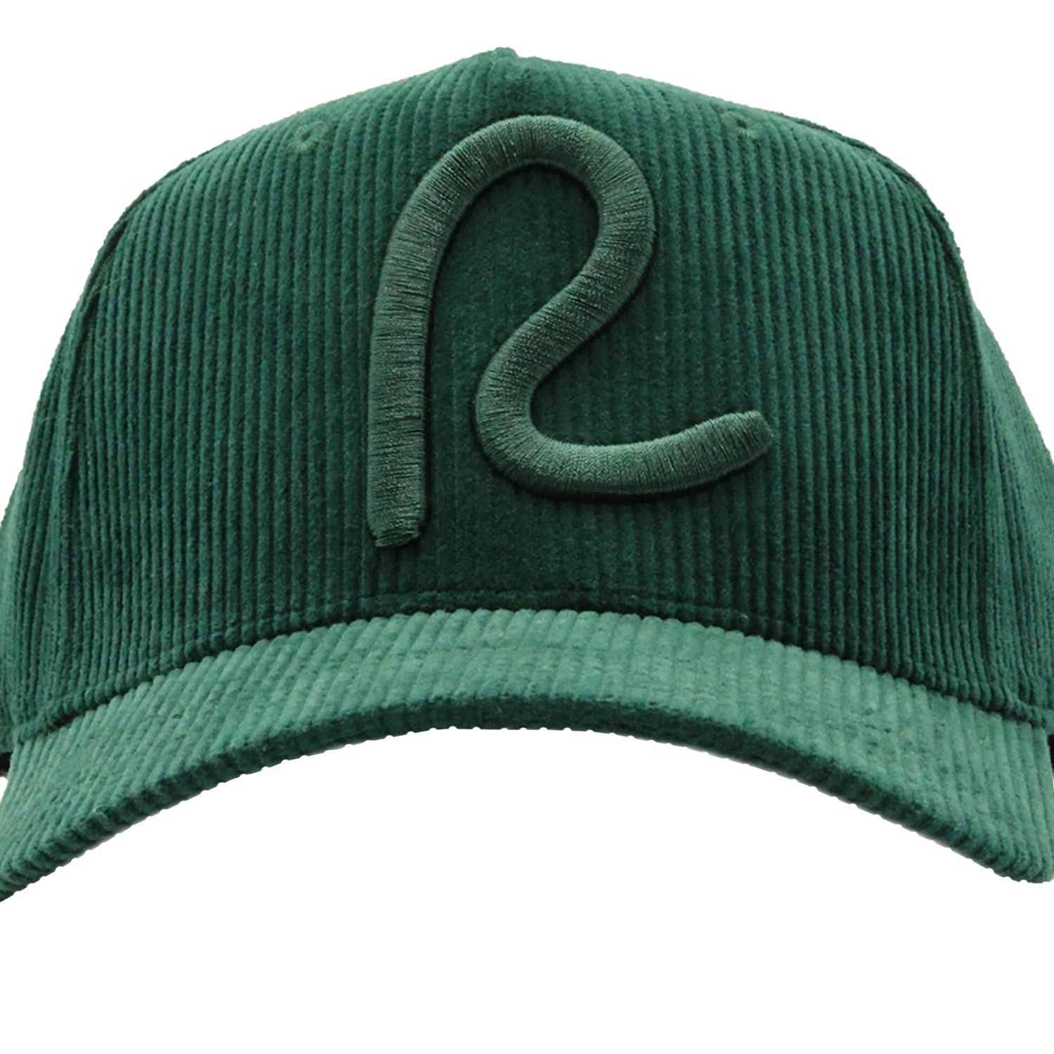 Rewired Cord R Trucker Cap - Pine - Front Logo