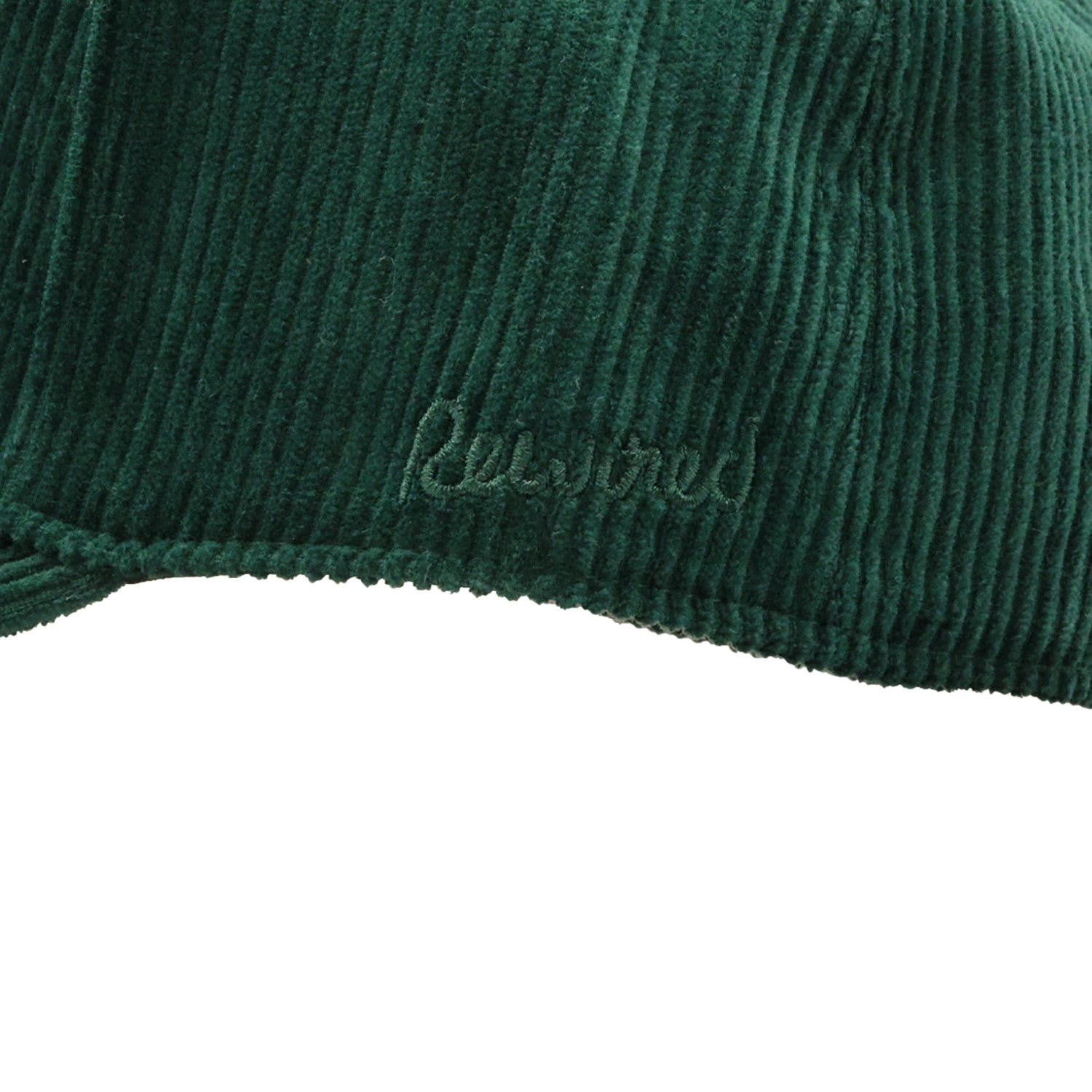 Rewired Cord R Trucker Cap - Pine - Side Script Logo