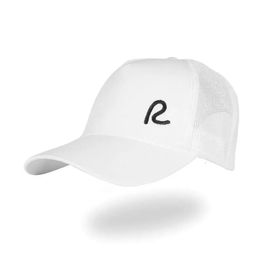 Rewired Essential R Trucker Cap - White/Black