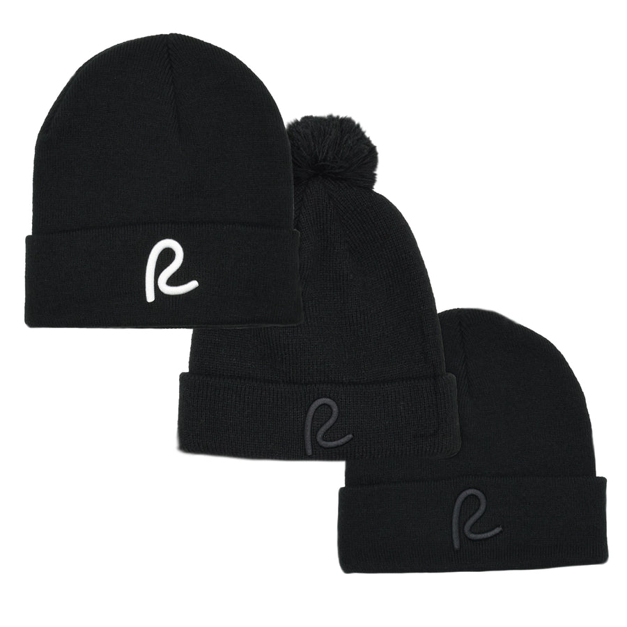 Rewired Winter Hat Triple Pack - Black/Black/Black