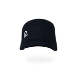 Distressed R Baseball Cap- Black/ White
